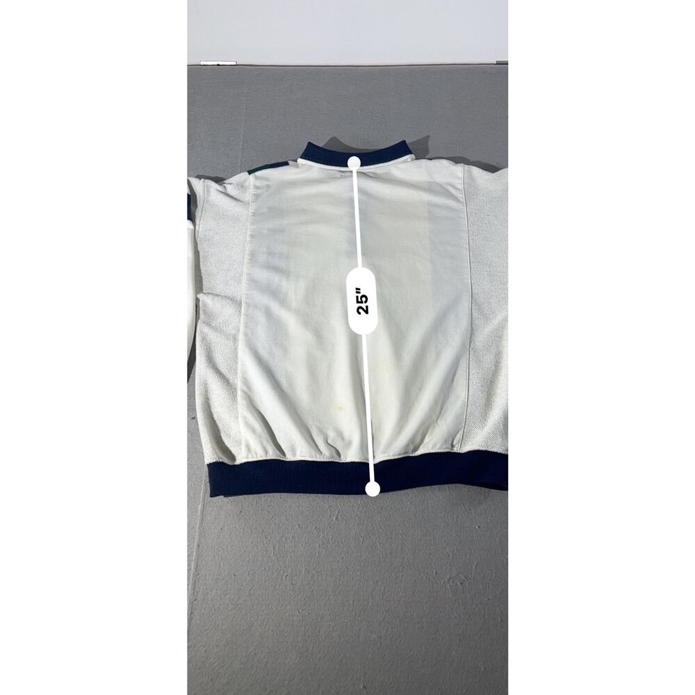 Vintage Van Heusen Colorblock Rugby Polo Sweatshirt L - Picture 12 of 14
